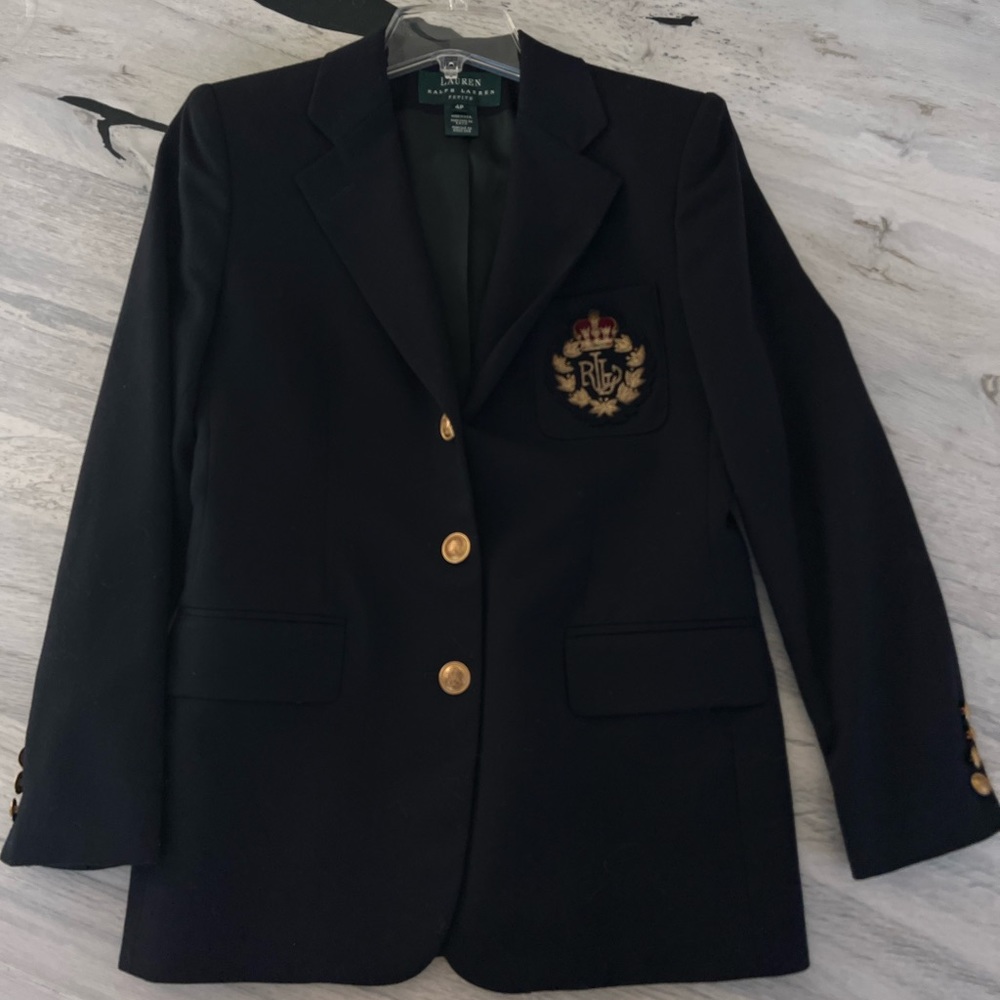 Lauren Ralph Lauren Crested Blazer
